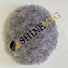 Kinky Afro gray  color full lace Toupee