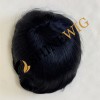 Jet black wavy pu and lace  Toupee