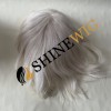 White  straight full lace  Toupee